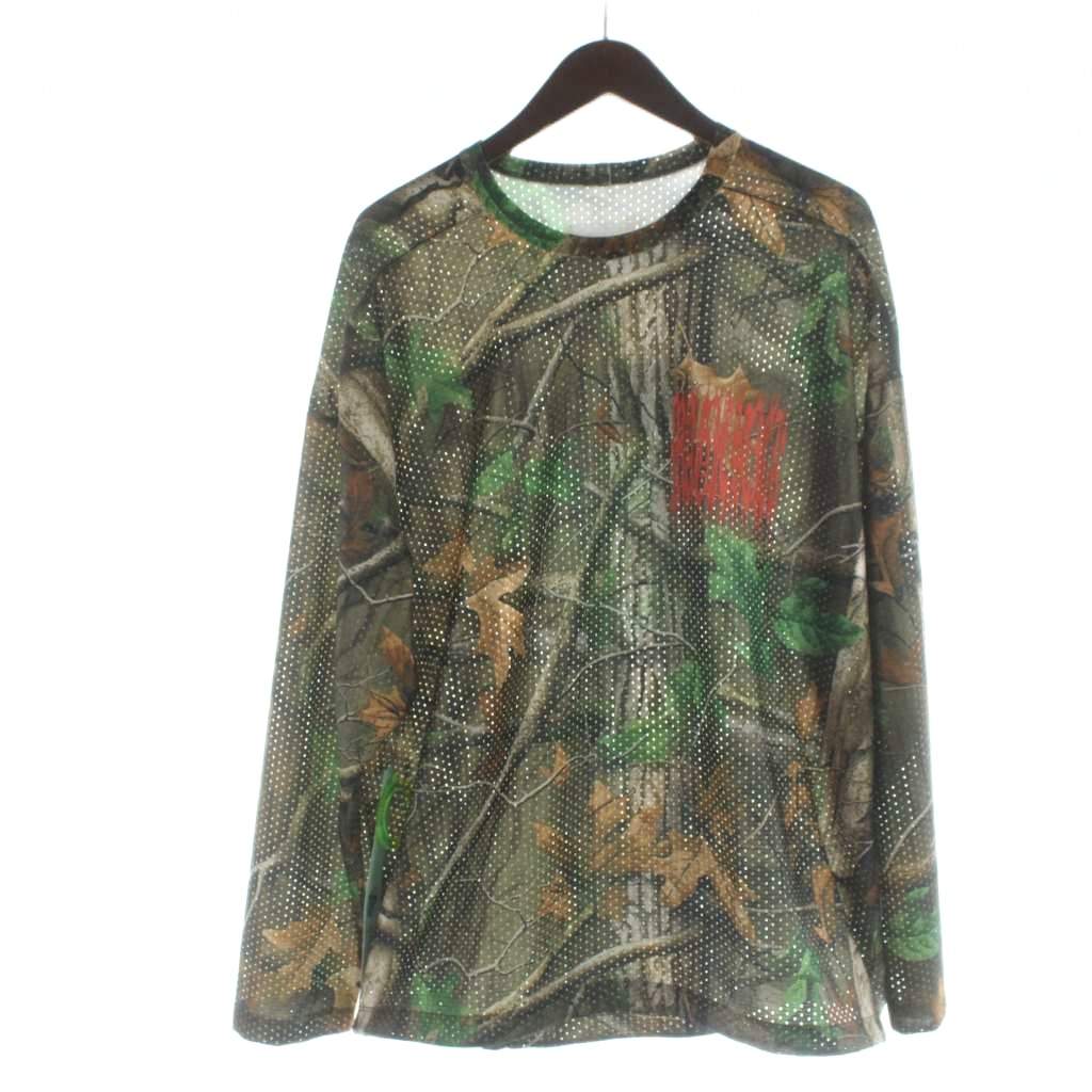 【中古】未使用品 マジックスティック MAGIC STICK 25FW-MS8-010 AIRFLOW CAMO L/S カットソー Tシャツ タグ付き 長袖 メッシュ L マルチカラー ■GY72 /MQ メンズ 【ベクトル 古着】 260319