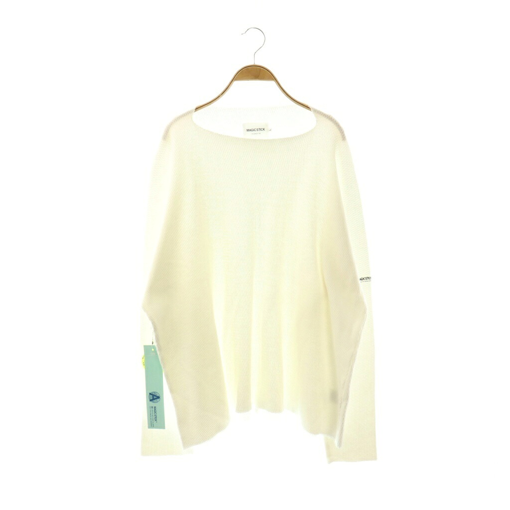 【中古】未使用品 マジックスティック MAGIC STICK Understated Craft Waffle LS T WHT ワッフルカットソー L 白 25FW-MS9-020 /CX ■GY72 メンズ 【ベクトル 古着】 260331｜ブランド古着ベクトルプレミアム店