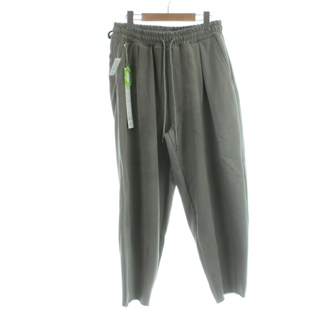 【中古】未使用品 マジックスティック MAGIC STICK 25FW-MS9-026 2TONE WIDE BALLOON PANTS V2 STEAL スウェット イージーパンツ タグ付き M グレー カーキ ■GY72 /MQ メンズ 【ベクトル 古着】 260319