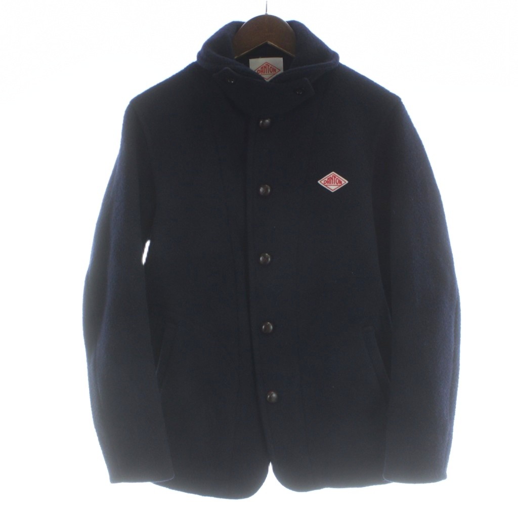 【中古】ダントン DANTON JD-8237 絨毛 モッサシングルジャケット 長袖 真っただ中 総裏地 38 M 紺 米国海軍 ■GY12 /MQ メンズ 【ベクター 古着】 260316 メンズファッション-コート・ジャケット