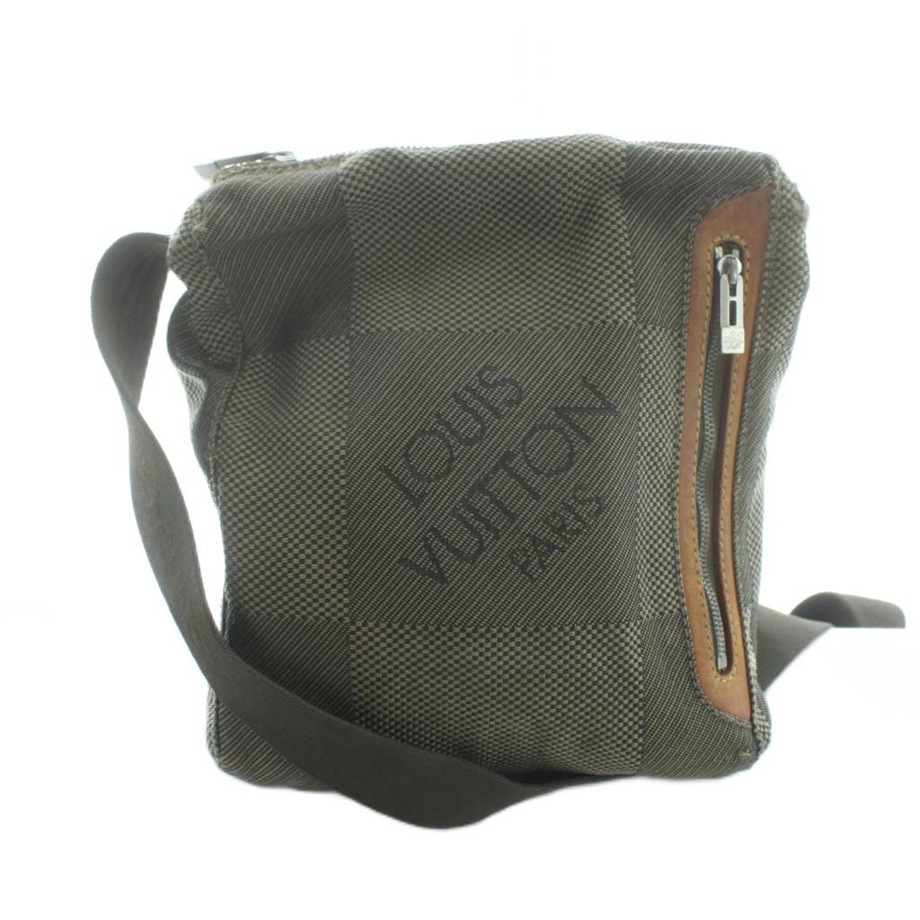 【中古】ルイヴィトン LOUIS VUITTON M93043 ダミエ ジェアン ジェアン シタダンPM ショルダーバッグ 曲がったがけ 茶 赤銅色 ■GY18 /MQ ■OH メンズ 【ベクター 古着】 260315