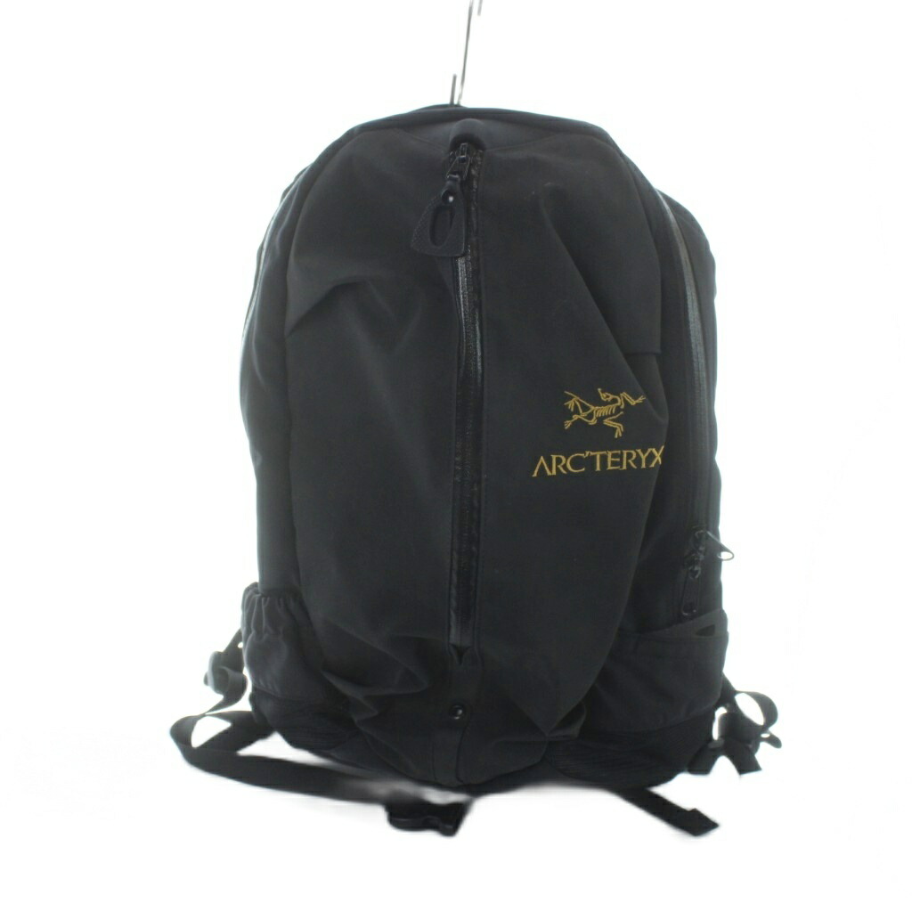 【中古】アークテリクス ARC'TERYX 6029 ARRO22 アロー リュックサック バックパック デイパック ロゴ 黒 ブラック ■GY12 /MQ メンズ 【ベクトル 古着】 260315