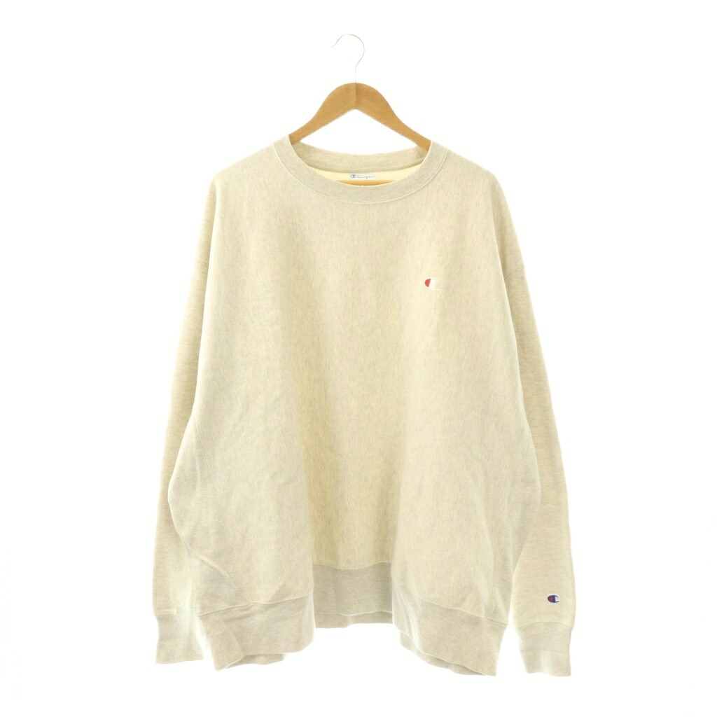 【中古】はやりっ児 CHAMPION 00\u0027s ホンジュラス製 REVERSE WEAVE 流汗 調教師 長袖 裏起毛 3XL 薄墨色 /DO メンズ 【ベクター 古着】 260326 メンズファッション-スウェット・トレーナー-トップス