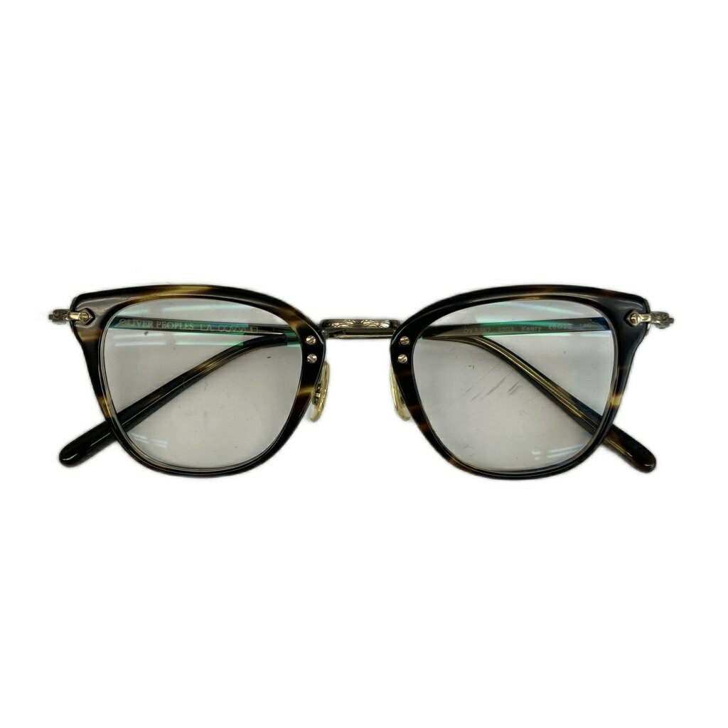 【中古】オリバーピープルズ OLIVER PEOPLES キーリー Keery 眼鏡 メガネ 度入り セルフレーム べっ甲柄 46□23-140 茶色 ブラウン OV5367 /XZ ■GY69 レディース 【ベクトル 古着】 260408