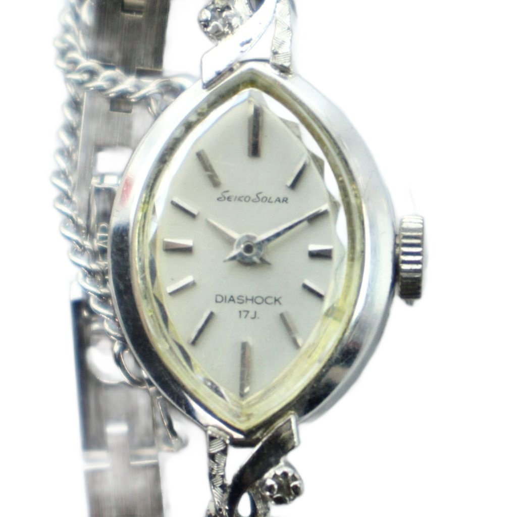 【中古】セイコー SEIKO 10-7810 腕時計 ウォッチ 手巻き しずく型 シルバー色 ■GY18 /MQ レディース 【ベクトル 古着】 260331