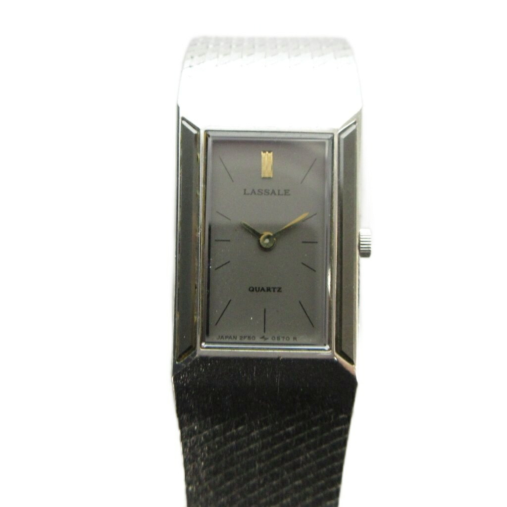 【中古】セイコー SEIKO LASSALE ラサール 2F50-5629 ウォッチ 御覧なさる 石英 2針 アナログ 真四角 しろがね色色合い しろがね色 ■GY18 /MQ レディース 【ベクター 古着】 260521