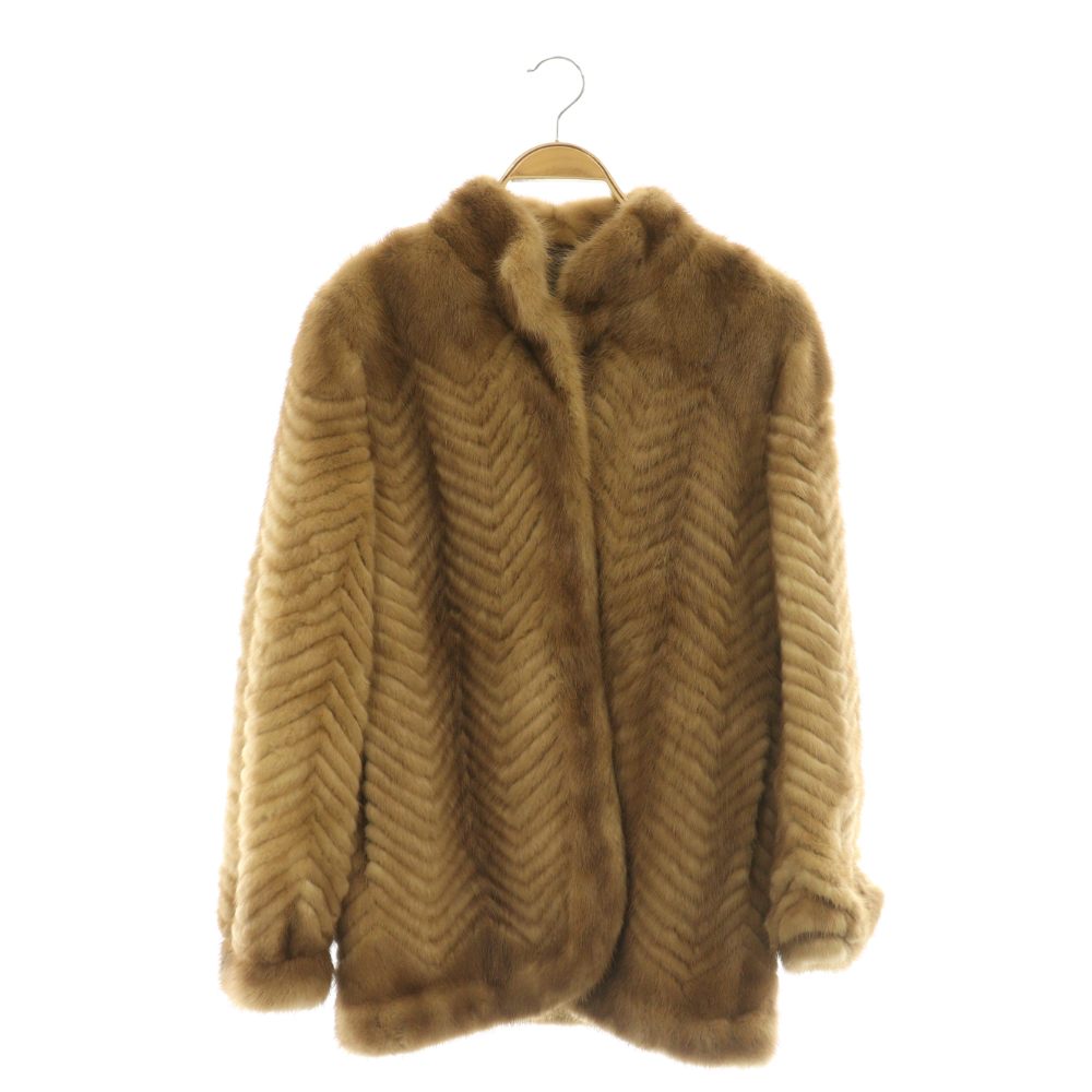 【中古】サガミンク SAGA MINK ファーコート ミンクファー 毛皮 アウター ミドル丈 ブラウン /CX ■GY18 レディース 【ベクトル 古着】 260331｜ブランド古着ベクトルプレミアム店 15,466円