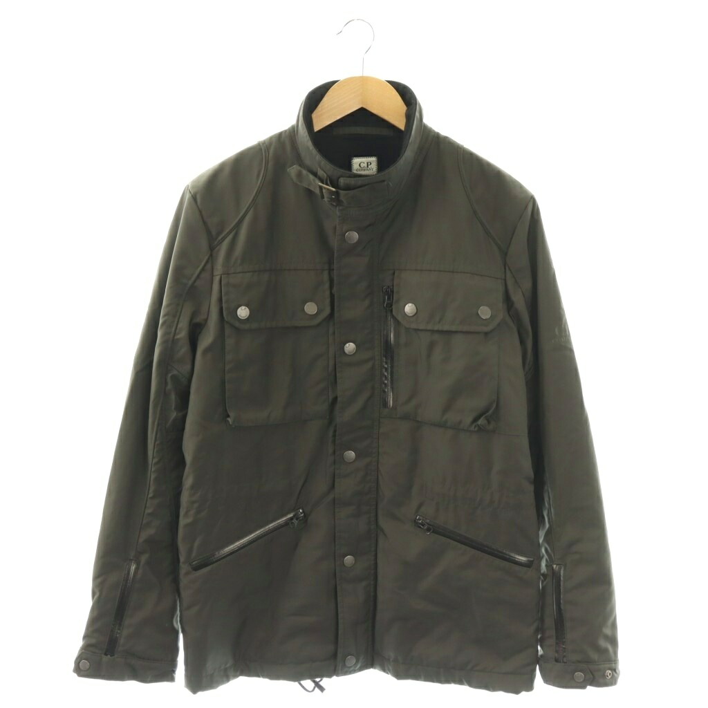 【中古】シーピーカンパニー C.P.COMPANY ミリタリージャケット ジャンパー ブルゾン 48 カーキ /SS ■OS メンズ 【ベクトル 古着】 260330