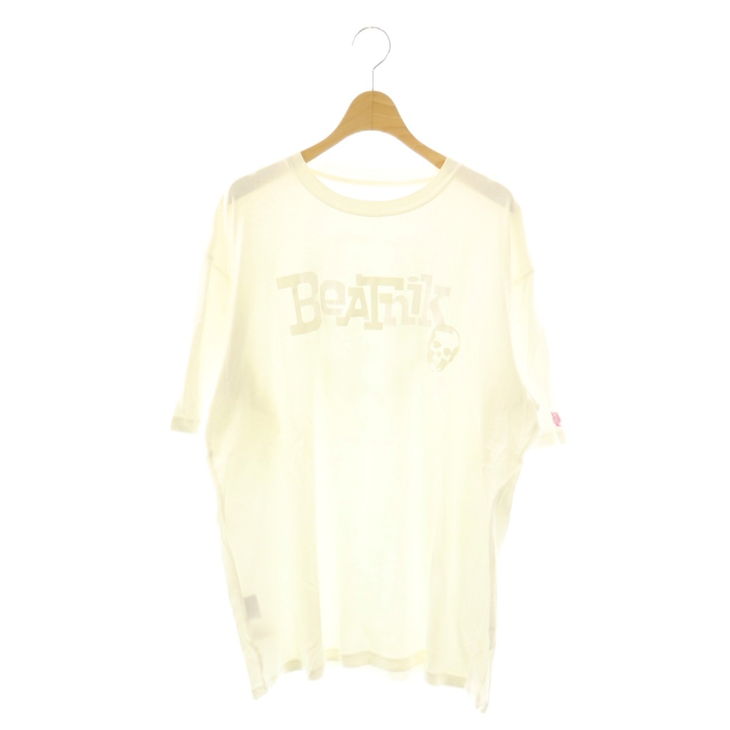 【中古】ルシアンペラフィネ LUCIEN PELLAT-FINET Tシャツ L 白 ホワイト 半袖 クルーネック ロゴプリント スカルプリント /AZ ■GY17 メンズ 【ベクトル 古着】 260331