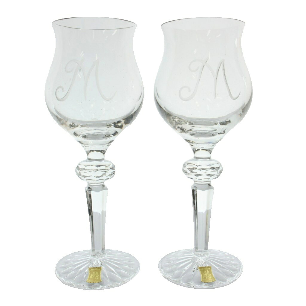 【中古】Meissen Lead Crystal マイセン赤いこと結晶 Mつづき物 ぶどう酒水呑み 2客書き割り ありの実 食器 水呑み 箱付き添い人 せつ然たる /MW ■GY18 余分の物 【ベクター 古着】 260417