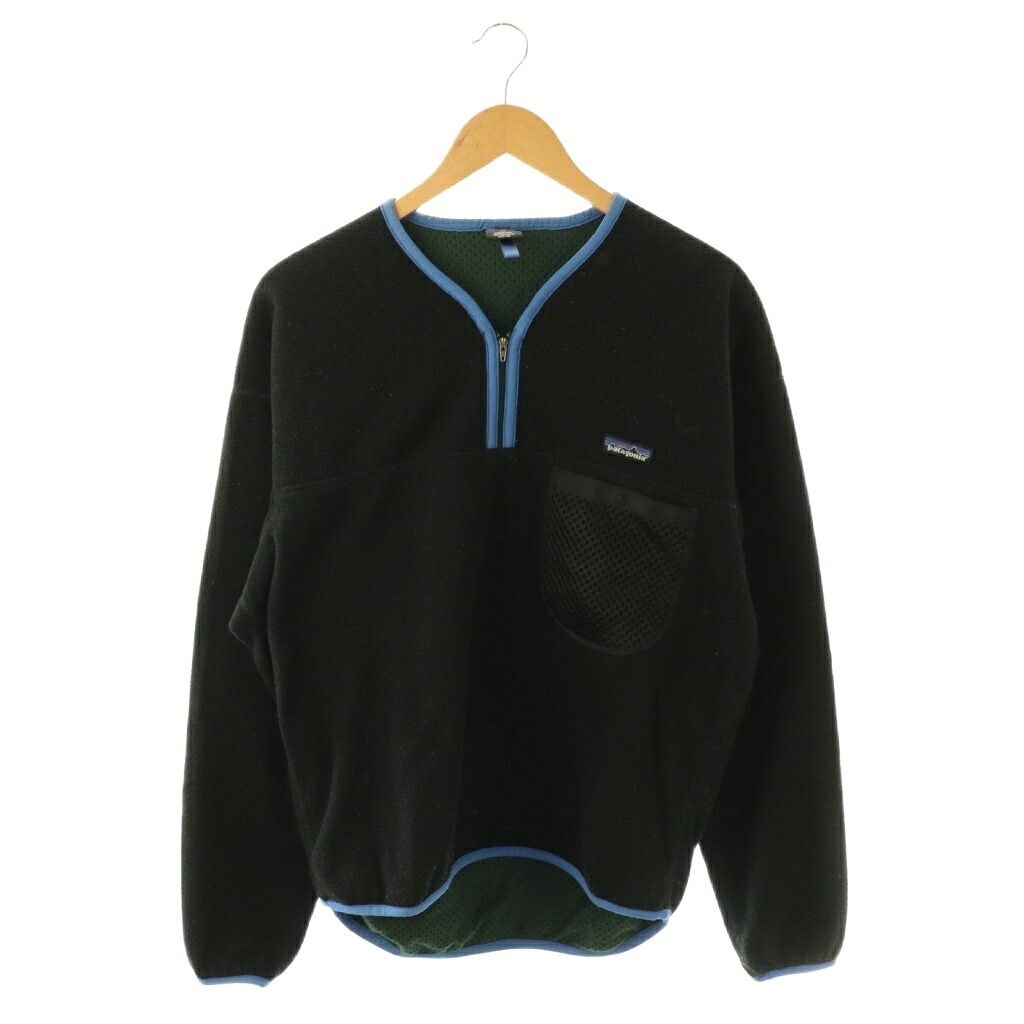 【中古】パタゴニア Patagonia 90s USA製 ヴィンテージ CAPILENE キャプリーン フリース ジャケット プルオーバー 長袖 M 黒 /HK ■GY18 レディース 【ベクトル 古着】 260425｜ブランド古着ベクトルプレミアム店 15,466円