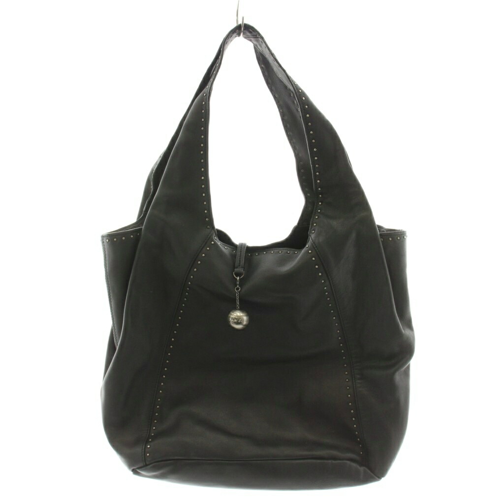 【中古】アニエスベー ボヤージュ Agnes b. VOYAGE ハンドバッグ トートバッグ レザー 黒 ブラック /AN39 ■GY18 レディース 【ベクトル 古着】 260425｜ブランド古着ベクトルプレミアム店