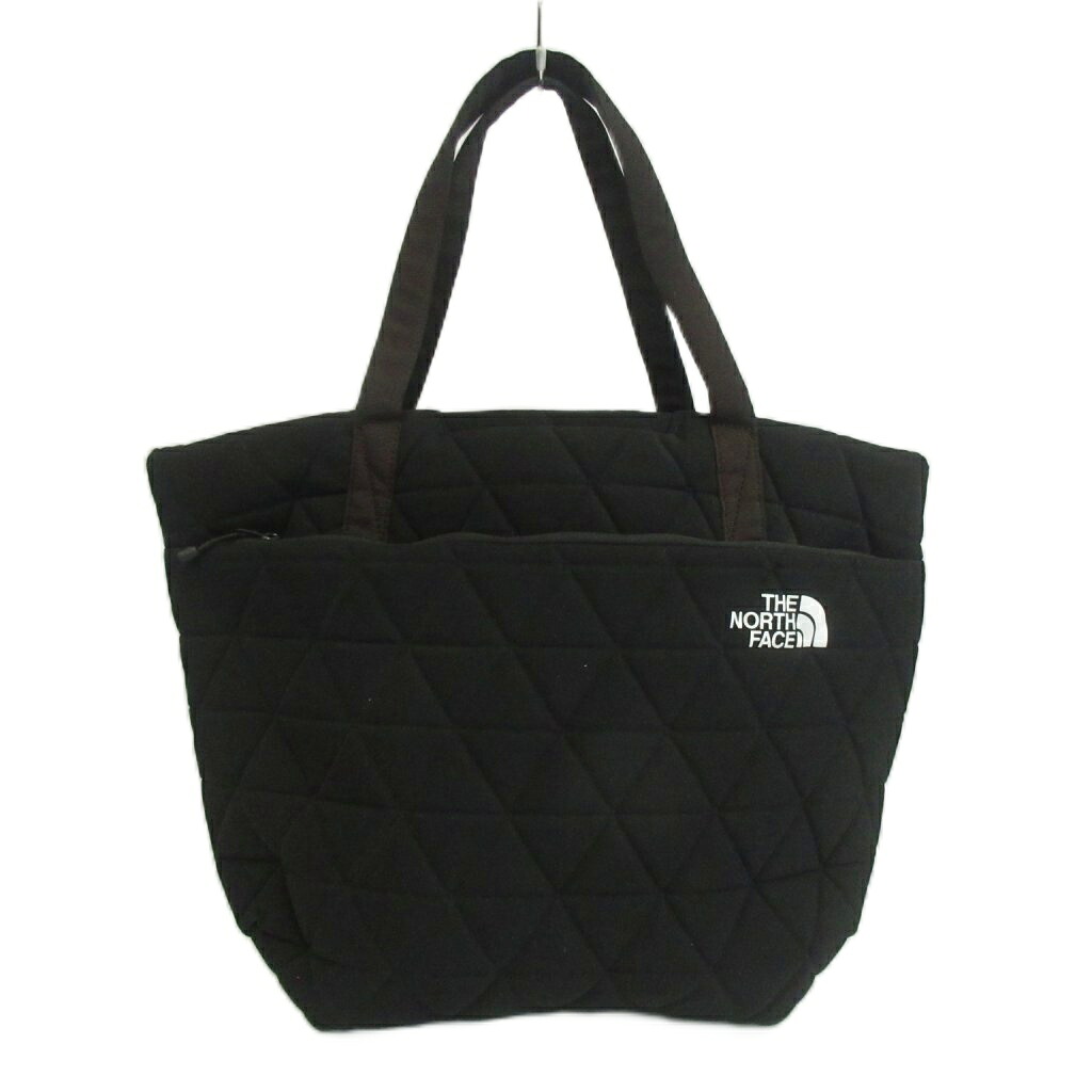 【中古】ザノースフェイス THE NORTH FACE ジオフェイストート Geoface Tote ハンドバック トートバッグ ロゴタイプ 刷り上げる 黒 黒いこと NM32352 /XZ ■GY18 メンズ レディース 【ベクター 古着】 260509