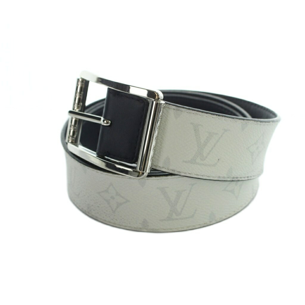 【中古】ルイヴィトン LOUIS VUITTON M0003 胴締め 胴締め モノグラム しろがね色金具 ロゴタイプ なめし革 白 白いこと ■GY19 /MQ ■OH メンズ 【ベクター 古着】 260517