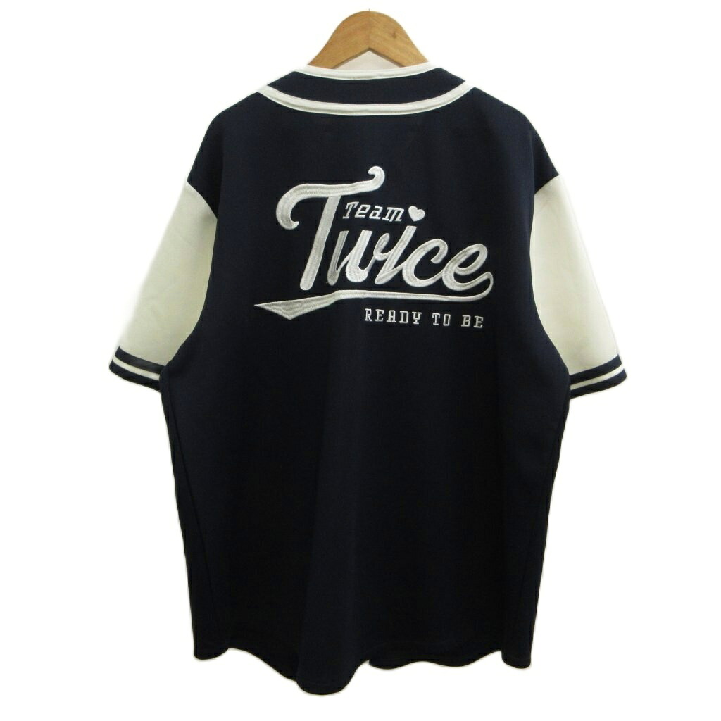 【中古】READY TO BE トゥワイス TWICE 5TH WORLD TOUR 制服 プルオーバー 周遊旅行グッズ 米国海軍 紺 白 白いこと /PP ■GY01  【ベクター 古着】 260606