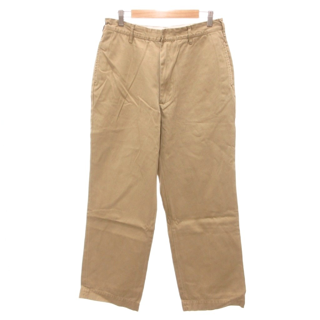 【中古】SESSLER MFG 米軍 刷り直す TYPE1 CLASS1 KHAKI-1 チノ食麺麭 ズボン下 引っ切り無い影ぼうし 32×30 ベージュ /JS ■GY03 メンズ 【ベクター 古着】 260525