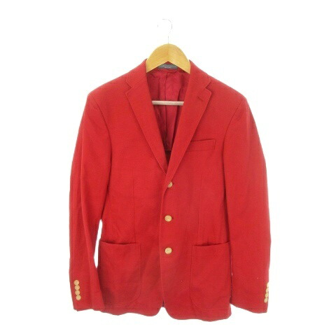 【中古】ポロ バイ ラルフローレン Polo by Ralph Lauren ジャケット 上着 36R 赤 レッド 背抜き 7256251YLSC /MN11 ■GY11 メンズ 【ベクトル 古着】 260521｜ブランド古着ベクトルプレミアム店