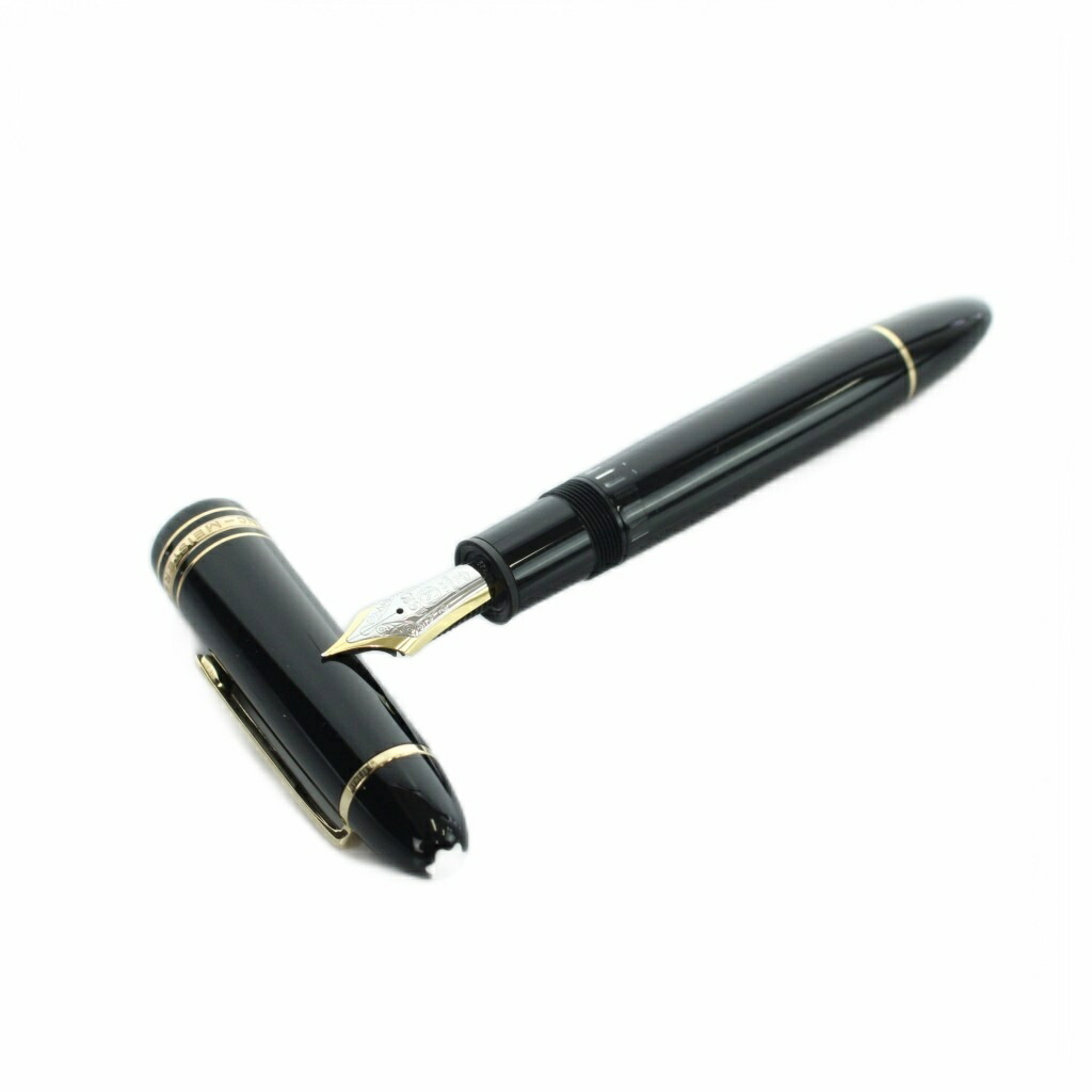 【中古】モンブラン MONT BLANC マイスターシュテュック 149 筆 筆記用具 文房具 18K 4810 書きあらわす未突きとめる インキなし 黒 黒いこと ■GY18 /MQ 余分の物 【ベクター 古着】 260515