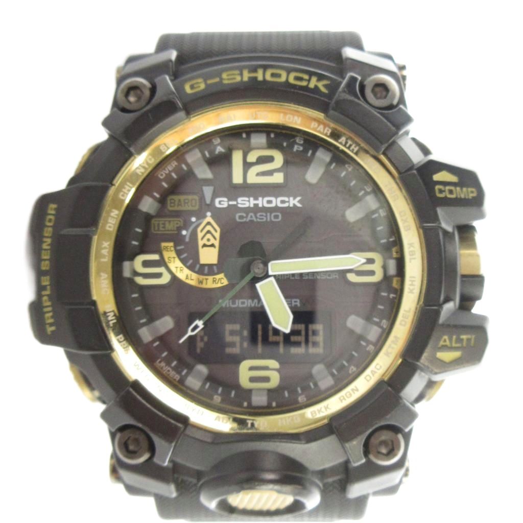 【中古】カシオジーショック CASIO G-SHOCK GWG-1000GB マッドマスター 手ごわいソーラー デジアナ アナデジ ウオッチ ご覧なさる 黒 黒いこと ■GY18 /MQ メンズ 【ベクター 古着】 260521