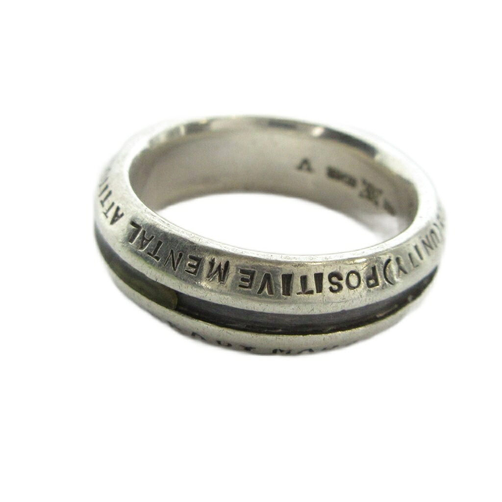 【中古】ジャムホームメイド JAM HOME MADE 指環 Silver925 佩び物 輪っか ロゴタイプ 21号 しろがね色色 ■GY18 /MQ メンズ 【ベクター 古着】 260602