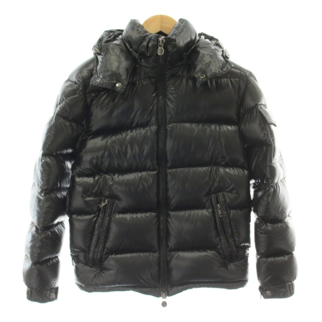 【中古】モンクレール MONCLER 22AW MAYA マヤ ダウンジャケット 1 黒 ブラック H20911A53600 68950 /MW ■GY18 メンズ 【ベクトル 古着】 260528｜ブランド古着ベクトルプレミアム店