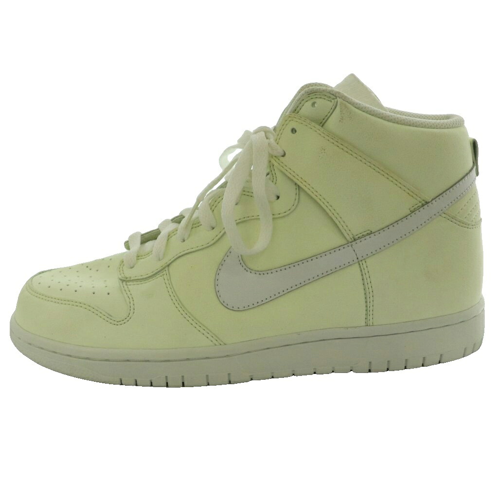 【中古】ナイキ NIKE ダンク ハイ プレミアム 夜光 DUNK HIGH PREMIUM GLOW IN THE DARK スニーカー US10 28cm クリームカラー 312786-311 /SS ■OS ■GY0 メンズ 【ベクトル 古着】 260616|ブランド古着ベクトルプレミアム店