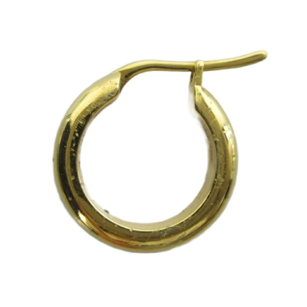 【中古】ロエベ LOEWE ピアス アクセサリー 片耳のみ フープピアス ゴールド色 ■GY11 /MQ ■OH レディース 【ベクトル 古着】 260628|ブランド古着ベクトルプレミアム店