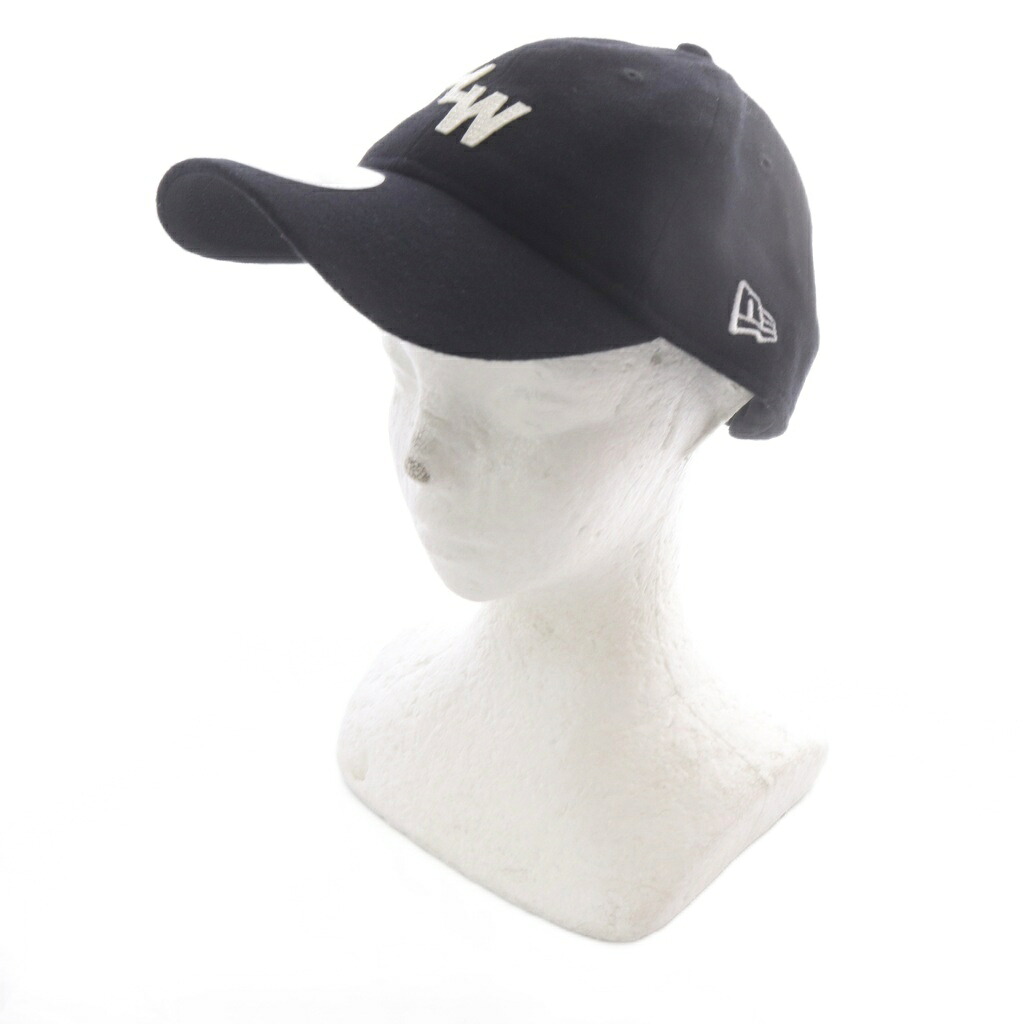 【中古】ニューエラ NEW ERA 帽子 ダブルタップス コラボ 9TWENTY WONY FLANNEL LLW ウォニー フランネル ウール 黒 ブラック /SR メンズ レディース 【ベクトル 古着】 260702|ブランド古着ベクトルプレミアム店
