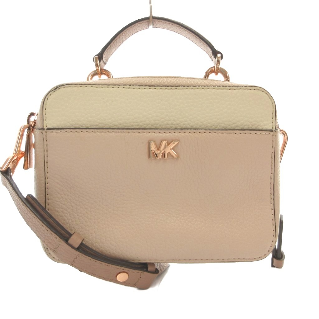 【中古】マイケルコース MICHAEL KORS ハンドバッグ ショルダーバッグ 2WAY 斜め掛け レザー ロゴ ピンク 32T8TF5C0T /MG ■GY11 レディース 【ベクトル 古着】 260713|ブランド古着ベクトルプレミアム店