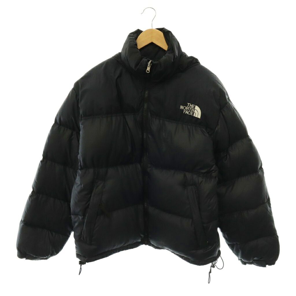 【中古】ザノースフェイス THE NORTH FACE ダウンジャケット アウター ジップアップ ロゴ 黒 ブラック NF003AS /CX ■GY18 メンズ 【ベクトル 古着】 260714|ブランド古着ベクトルプレミアム店