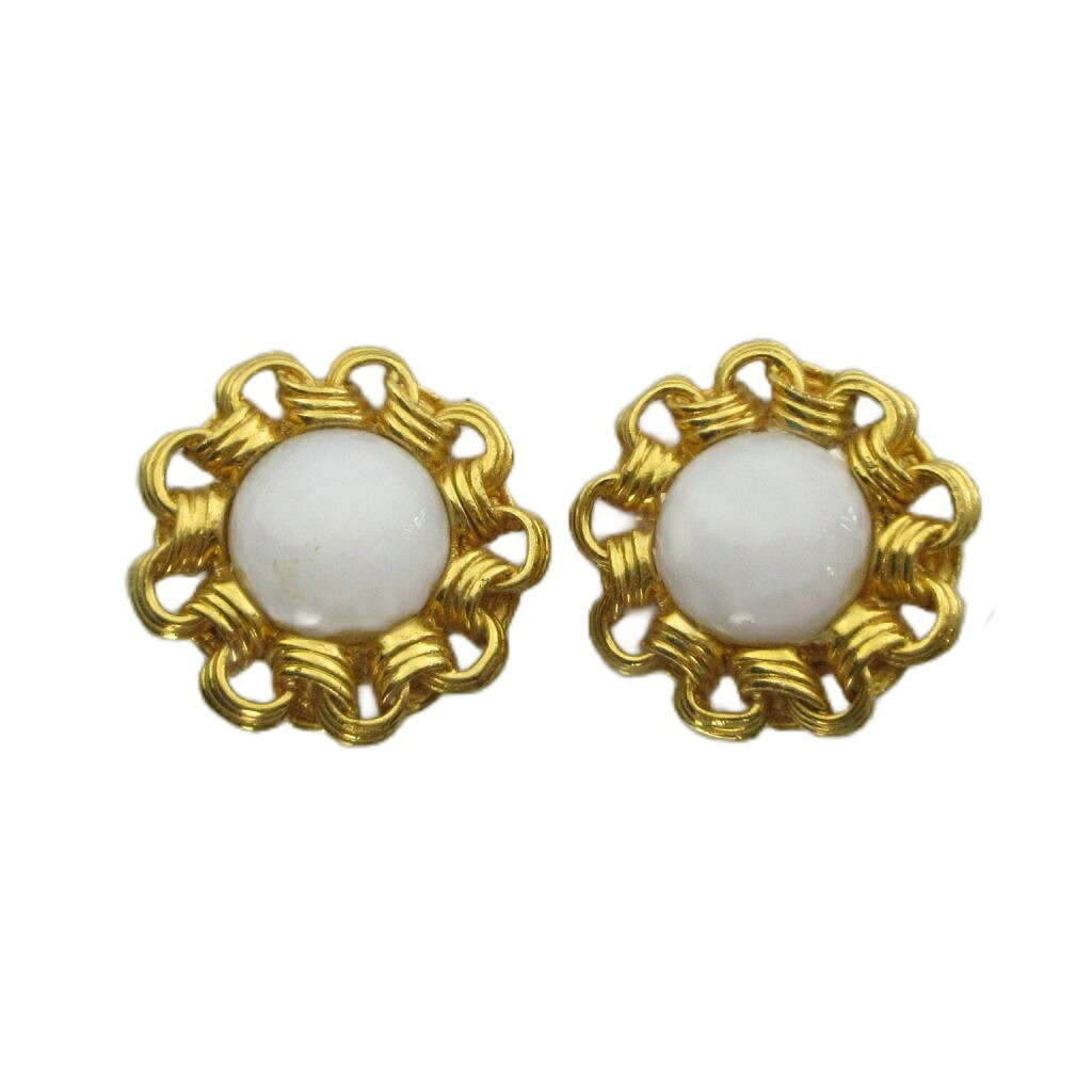 【中古】シャネル CHANEL 93P イヤリング アクセサリー 両耳用 クリップ式 ゴールドカラー 金色 ■GY18 /MQ ■OH レディース 【ベクトル 古着】 260721｜ブランド古着ベクトルプレミアム店