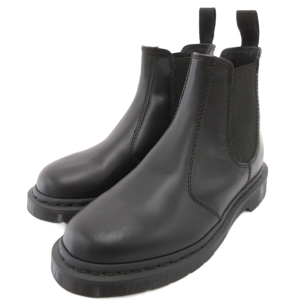 【中古】お医者さんマーチン DR.MARTENS 2976 MONO チェルシーブーツ 傍えゴア スムースレザー 箱付き添い人 UK5 黒 黒いこと /JS ■GY12 レディース 【ベクター 古着】 260313