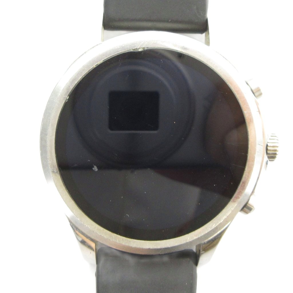 【中古】エンポリオアルマーニ EMPORIO ARMANI ジャンク品 DW4B ウオッチ スマートウォッチ デジタル ロゴタイプ 黒 黒いこと ■GY42 /MQ メンズ 【ベクター 古着】 260425