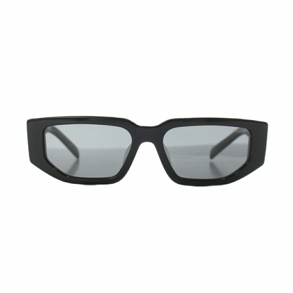 【中古】プラダ PRADA 三角形ロゴタイプ 三角形お皿 黒眼鏡 黒 黒いこと SPR09Z /AN82 ■GY18 ■OH メンズ レディース 【ベクター 古着】 260427