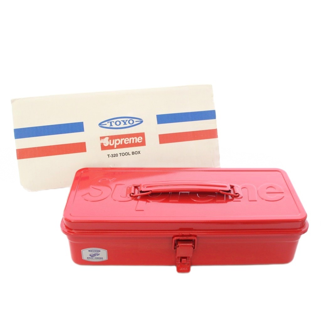 【中古】シュプリーム SUPREME オリエントスチール写真 TOYO Steel Toolbox ブート型物の具箱 赤 赤いこと T-320 /TK ■GY18 メンズ レディース 【ベクター 古着】 260424