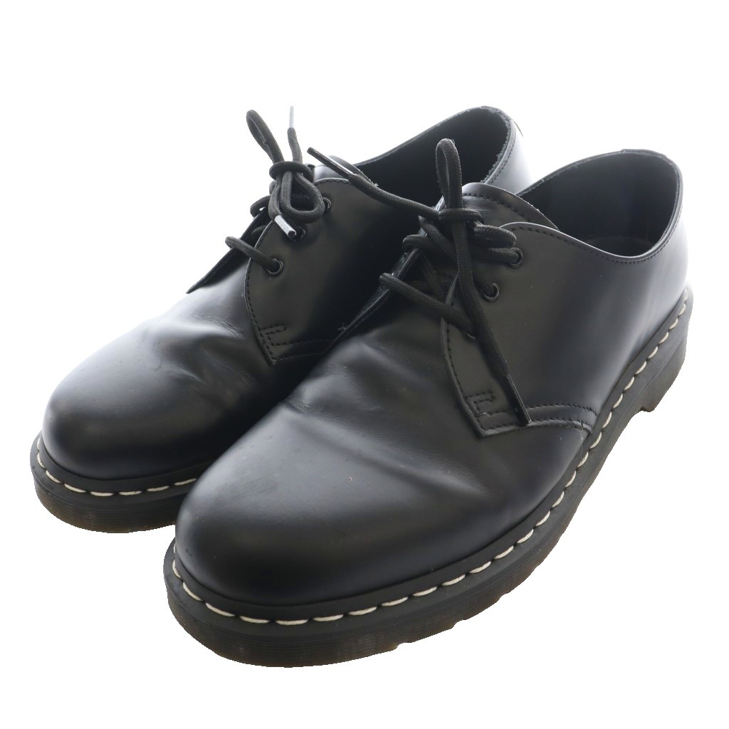 【中古】お医者さんマーチン DR.MARTENS 白いこと 編み目 WHITE STITCH 3 大広間 シューズ 御召しもの 商行為 UK9 黒 黒いこと /SS ■os メンズ 【ベクター 古着】 260424