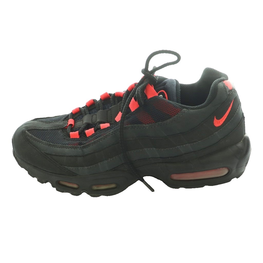 【中古】ナイキ NIKE エア マックス 95 AIR MAX 95 スニーカー US9.5 27.5cm 黒 ブラック 赤 レッド DA1513-001 /SS ■OS ■GY28 メンズ 【ベクトル 古着】 260506|ブランド古着ベクトルプレミアム店