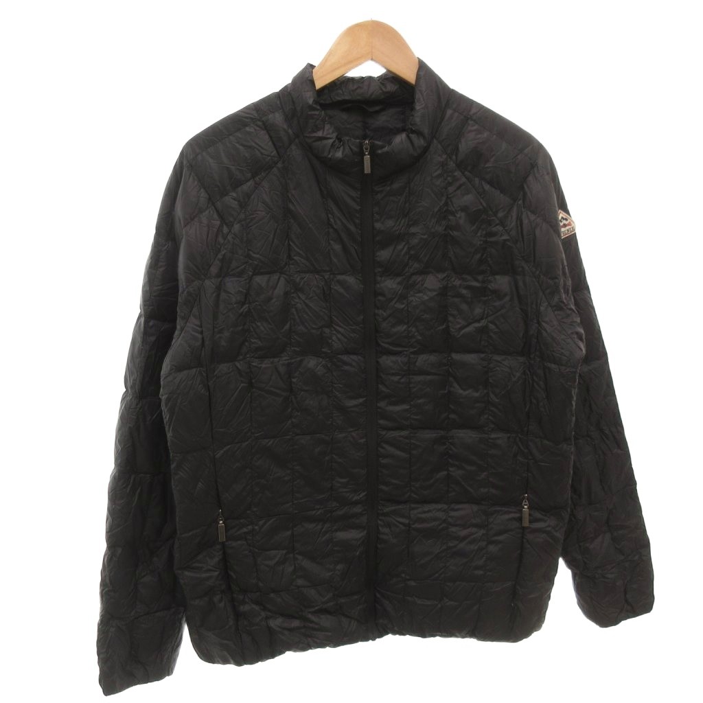 【中古】ピレネックス Pyrenex ASCENT 2 ダウンジャケット ブルゾン ロゴ M 黒 ブラック HMS027 /FF メンズ 【ベクトル 古着】 260213