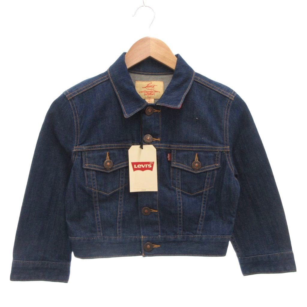 【中古】リーバイス Levi's PCL16T デニムジャケット Gジャン ブルゾン ショート丈 M インディゴ /FF レディース 【ベクトル 古着】 260313