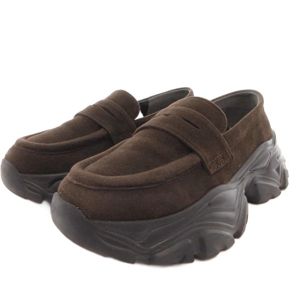 【中古】ユナイテッドアローズ UNITED ARROWS SY 25AW スポーツローファー シューズ 厚底 フェイクスエード 23.5 茶 ブラウン /FF レディース 【ベクトル 古着】 260320 6,552円