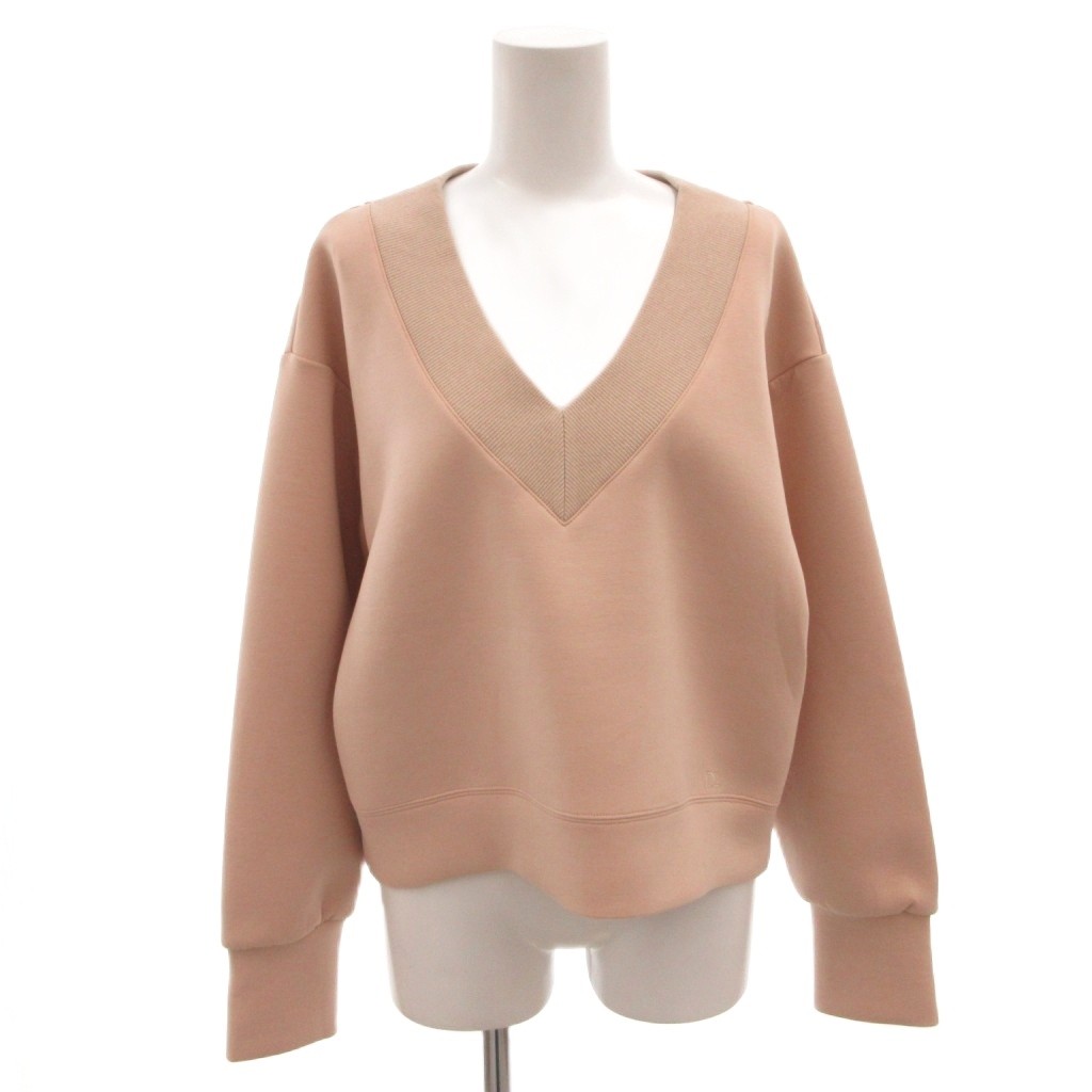 【中古】デイジーリンフォクシー DAISY LIN For FOXEY Lady V Pullover ミルフィーユ スウェット トレーナー Vネック 長袖 ピンク /FF レディース 【ベクトル 古着】 260330
