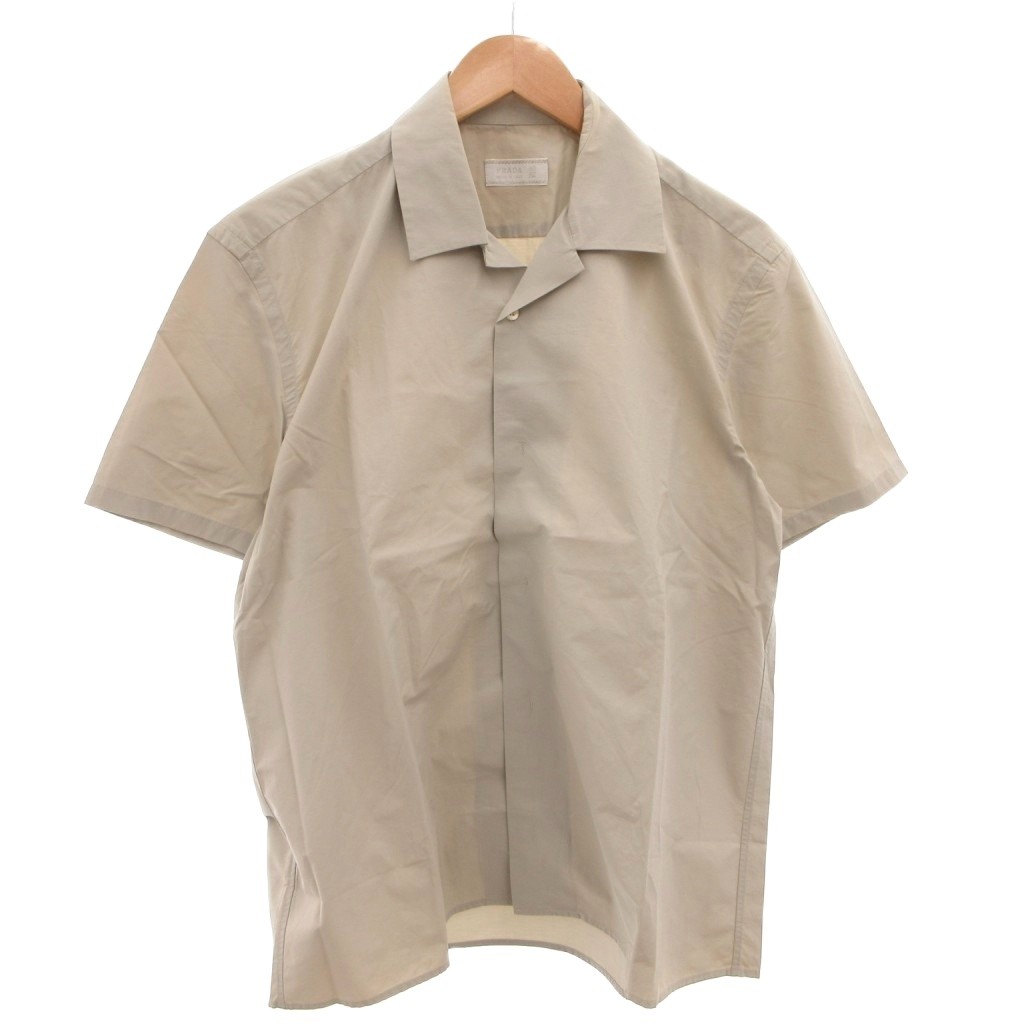 【中古】プラダ PRADA 心地好い ティーシャツ 半袖 ベルクロ 40 ともし火薄墨色 /FF メンズ 【ベクター 古着】 260330