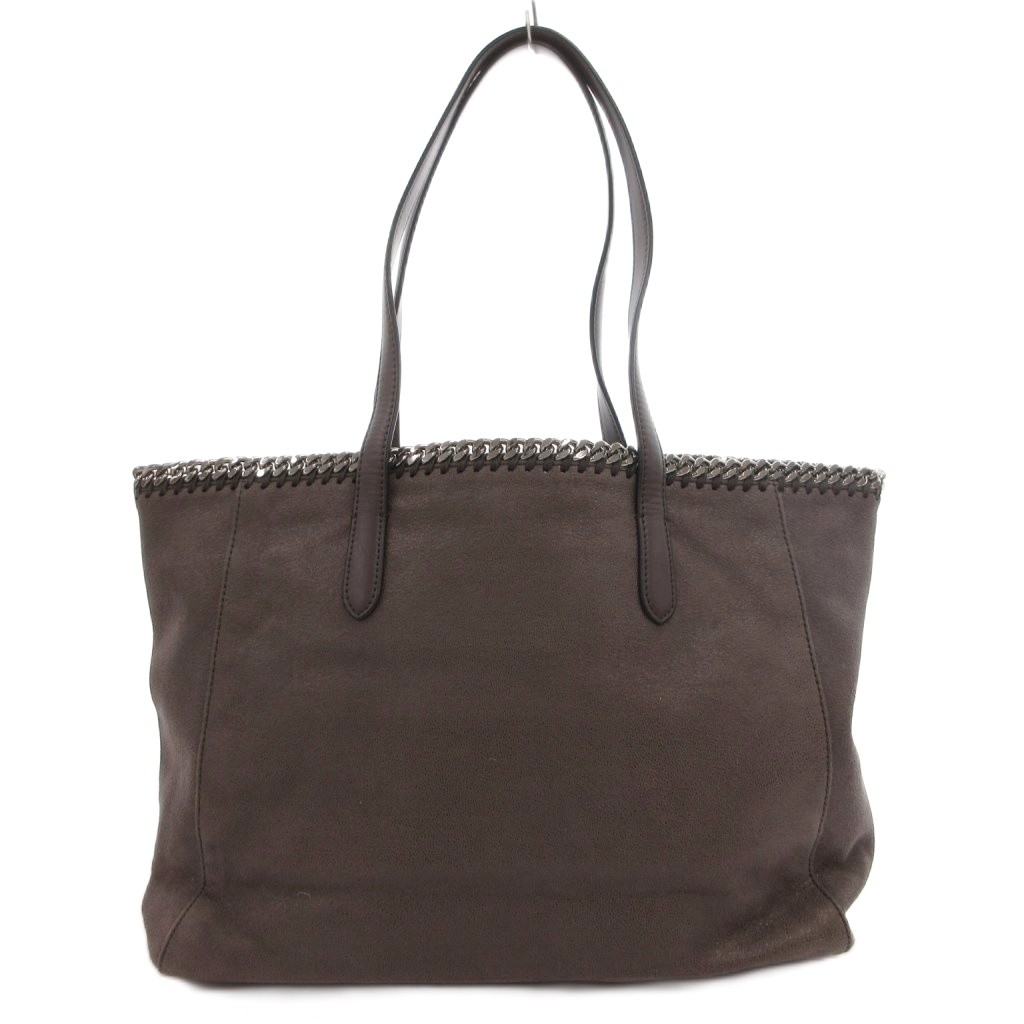 【中古】ステラマッカートニー STELLA McCARTNEY ファラベラ トートバッグ 手提げ フェイクレザー チャーム チェーン グレー 422362 W9132 /FF レディース 【ベクトル 古着】 260406