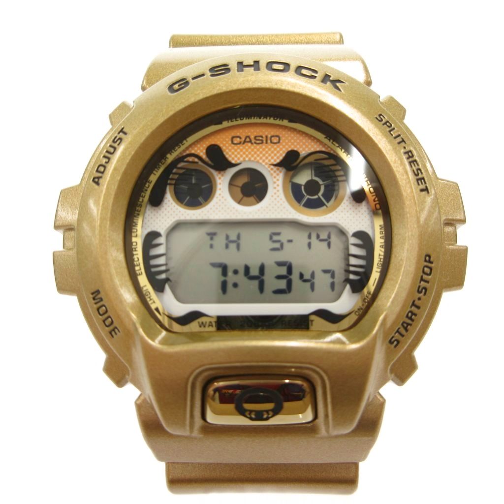【中古】ジーショック G-SHOCK 達磨 ウオッチ 御覧になる デジタル 石英 暦 ゴールド色つや DW-6900GDA-9JR /FF メンズ 【ベクター 古着】 260514