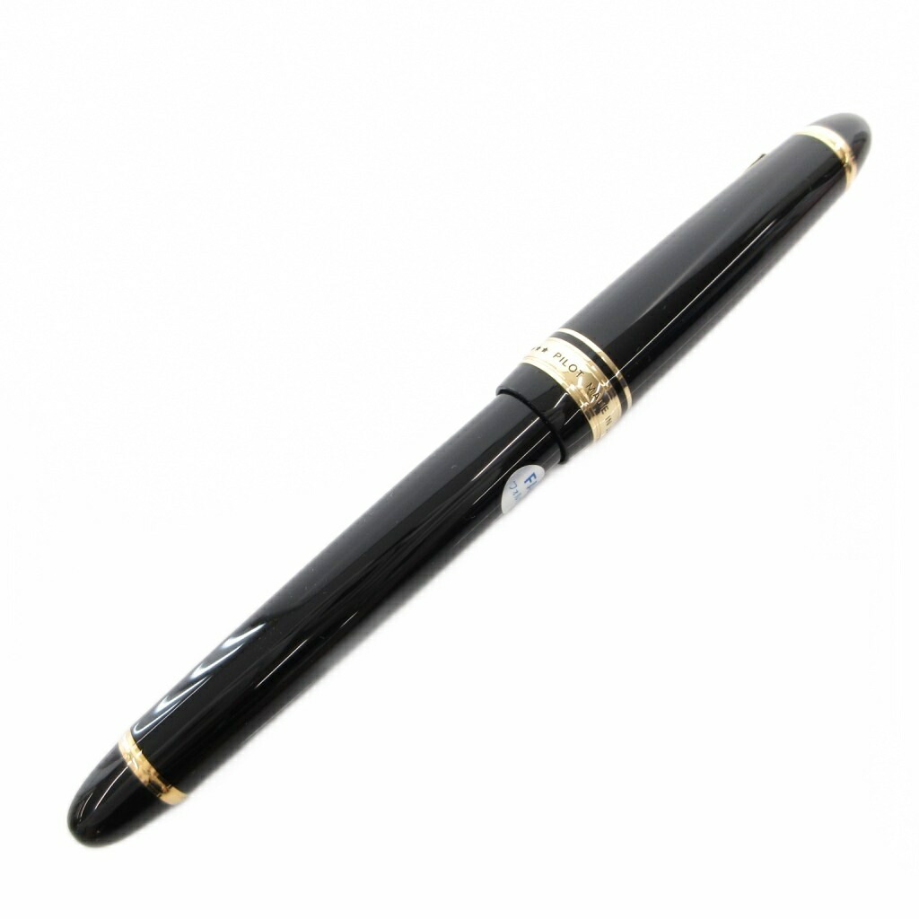 【中古】未当てはめる品 PILOT 飛行士 CUSTOM 743 筆 書きもの先 14K-585 黒いこと ゴールド FKK-3000R-B-M /FF 余分の物 【ベクター 古着】 260525