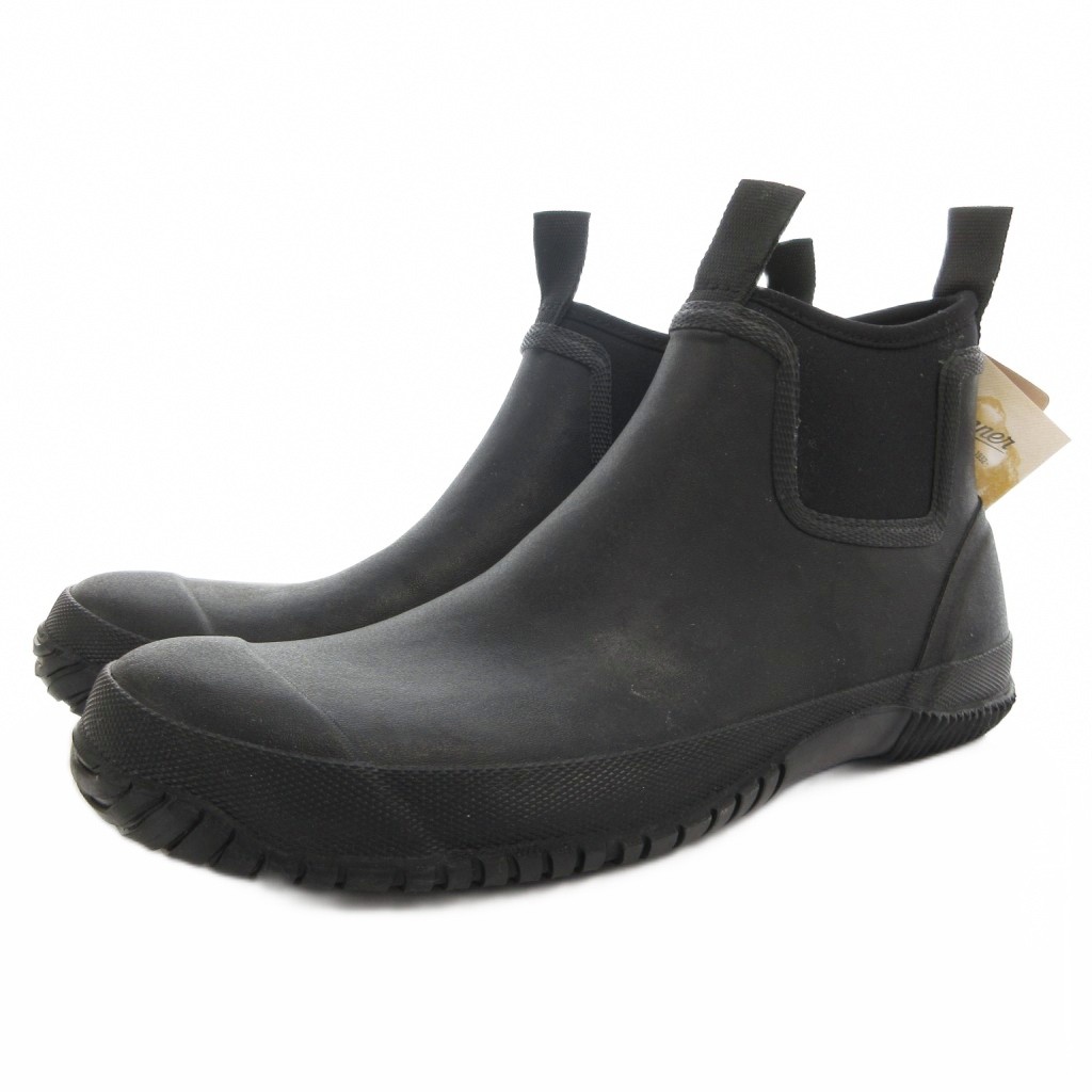 【中古】未当て嵌める品 ダナー DANNER 箱付き添い人 一回りとっ始め 側面ゴア WRAPTOP SIDEGORE レインブーツ 天然ゴムシューズ US8 D219107 黒 黒いこと /GV メンズ 【ベクター 古着】 260524