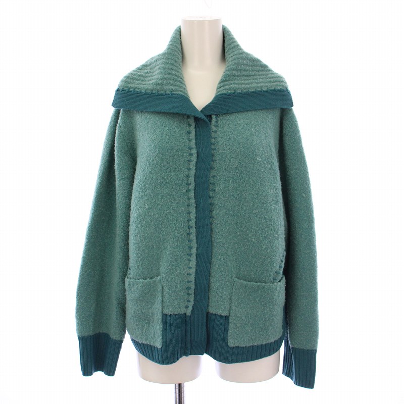 hiromi tsuyoshiヒロミツヨシミックスニットカーディガンサイズ0