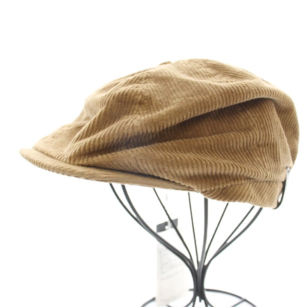 【中古】未使用品 ディースクエアード DSQUARED2 HATTITUDE NEWSBOY CAP コーデュロイ ハンチング キャップ L ベージュ S82HA0035 /KU メンズ 【ベクトル 古着】 251027