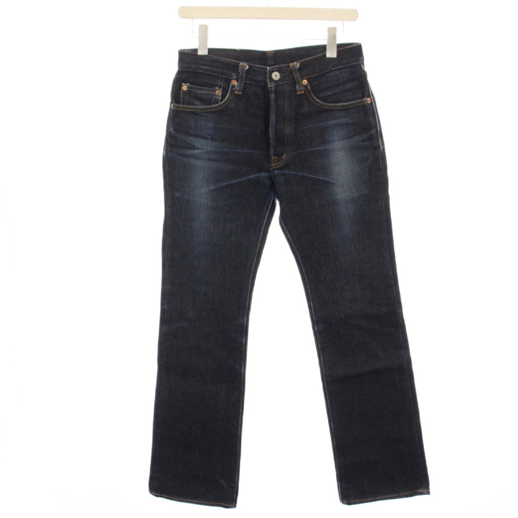 【中古】アイアンハート IRON HEART 461 21oz EXTRA HEAVY DENIM デニムパンツ ジーンズ ブーツカット USED加工 W29 L34 インディゴ /HN メンズ 【ベクトル 古着】 260324