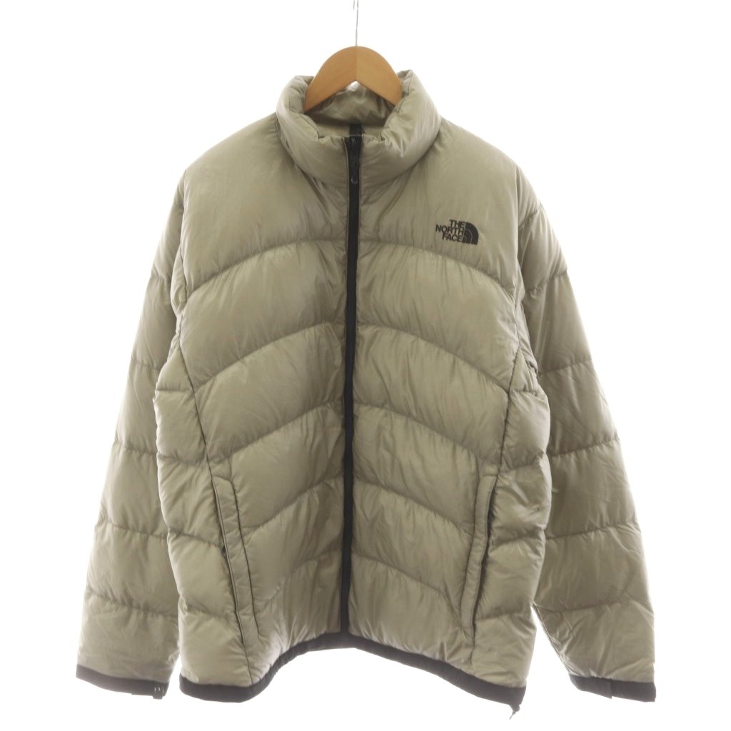 【中古】ザノースフェイス THE NORTH FACE ジップインジップアコンカグアジャケット ダウンジジャケット 厚地の外套 XL 薄墨色 ジップアップ ND92451 /RR メンズ 【ベクター 古着】 260410